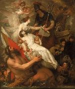 Benjamin West Immortality of Nelson painting